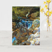 STREAM WATERFALL KARTE (Gelbe Blume)