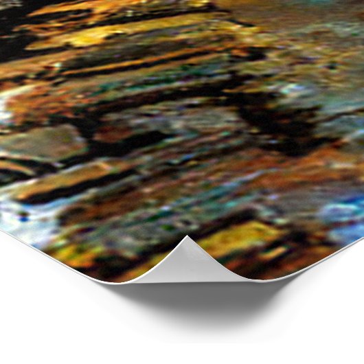 STREAM WATERFALL POSTER (Ecke)