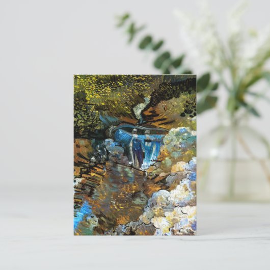 STREAM WATERFALL POSTKARTE (Stehend Vorderseite)