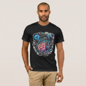 Streamer-Brainwaves-Hoodie T-Shirt (Vorne ganz)