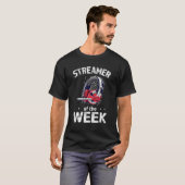 Streamer des Week Gaming Headset Streamer T-Shirt (Vorne ganz)