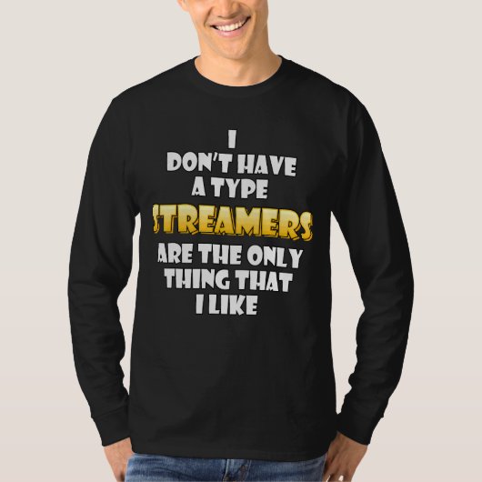 Streamer-Kostüm-Video-Game-Streamer T-Shirt (Vorderseite)