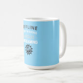 Streamer Offline Denkt an Streaming Kaffeetasse (VorderseiteRechts)