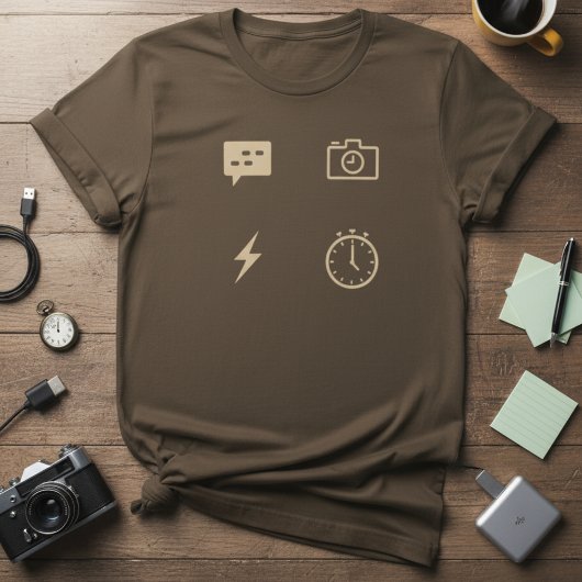 Streamer-Symbole T-Shirt