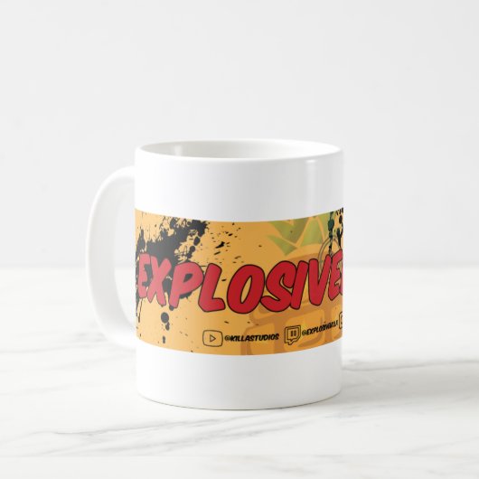 Streamer-Tasse Kaffeetasse (Vorderseite Links)
