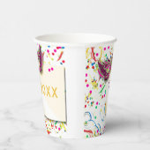 Streamers & Confetti Silvester-Party Pappbecher (Rechts)