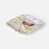 Streamers & Confetti Silvester-Party Pappteller (Gewinkelt)