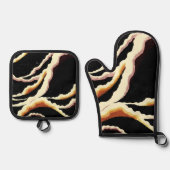 Streamers Decorative Design 1902 Ofenhandschuh & Topflappen-Set (Vorderseite)