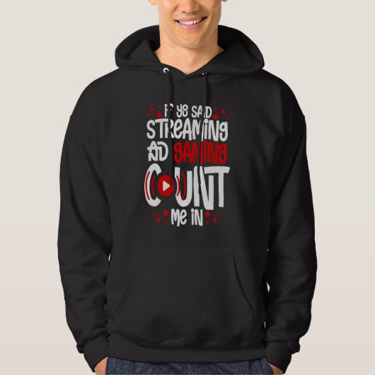 Streaming-Gaming-Streamer-Online-Video-Mikrofon Hoodie (Vorderseite)