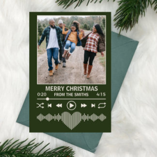 Streaming Music Player - Grünes Foto Weihnachten