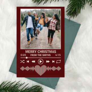 Streaming Music Red Player Foto Weihnachten