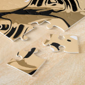 Streaming Orange Abstrakt Puzzle (Seite)