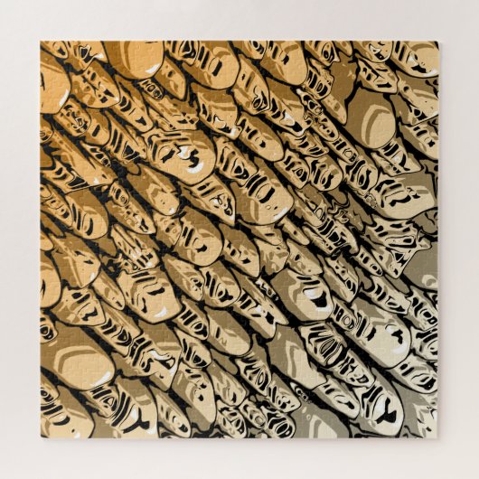 Streaming Orange Abstrakt Puzzle (Horizontal)