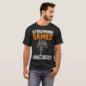 Streaming-Spiele - Bezahlen PC-Video-Spiel T-Shirt (Vorne ganz)