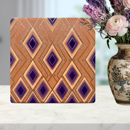 Streamline Modern Disco Waterfall Purple Orange Fliese