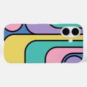 Streamline Moderne Retro Style Geometric Design Case-Mate iPhone Hülle (Rückseite (Horizontal))