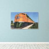 Streamliner "400" bis Milwaukee Leinwanddruck (Insitu (Holzboden))