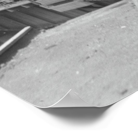 Streamliner auf Turntable Poster (Ecke)