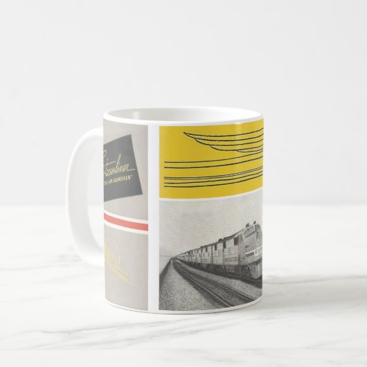 Streamliner, San Francisco, CA Passenger Train Kaffeetasse (Vorderseite Links)