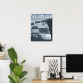 Streamliner-Zug Poster (Heimbüro)