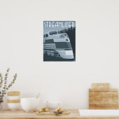 Streamliner-Zug Poster (Küche)