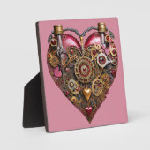 Streampunk Heart Ruby Valentine Fotoplatte (Vorderseite)