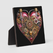 Streampunk Heart Ruby Valentine Fotoplatte (Vorderseite)