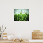 Streben nach Exzellenz Poster (Küche)