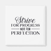 Streben nach Fortschritt Magnet (Vorne)