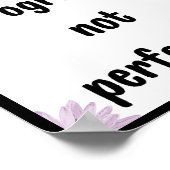 Streben nach Fortschritt, nicht nach Perfektion, Z Poster (Ecke)