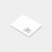 Streben nach Fortschritt nicht perfekt Post-it Klebezettel (angewinkelt)