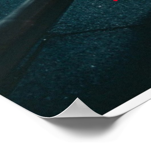 Streben nach Fortschritt nicht perfekt Poster (Ecke)