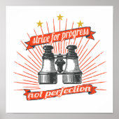 Streben nach Fortschritt Poster (Vorne)