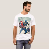 "Streben nach Gerechtigkeit: heroische Chase" T - T-Shirt (Vorne ganz)