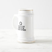 Streben nach Glück Bierglas (Vorderseite Links)