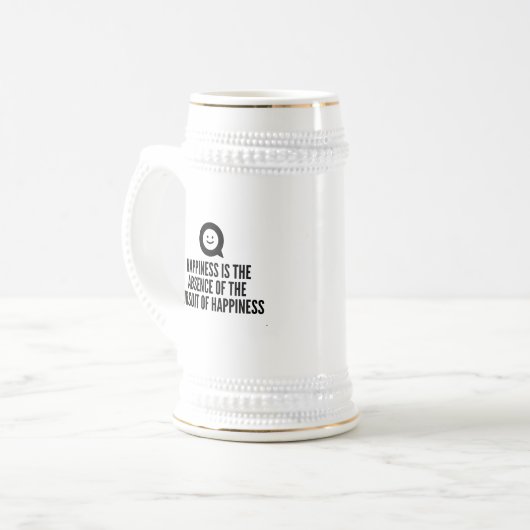 Streben nach Glück Bierglas (Vorderseite Links)