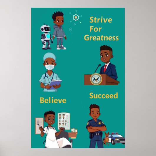 Streben nach Großzügigkeit Poster (Vorne)