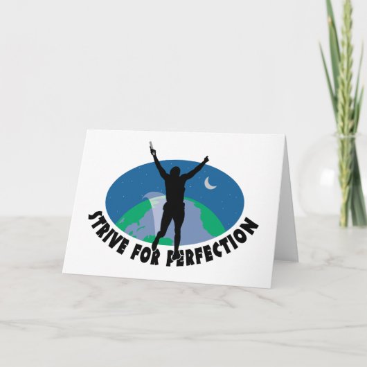 Streben nach Perfektion Karte (Vorderseite)