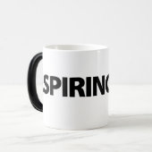 Strebendes CEO-Weiß Verwandlungstasse (Vorderseite Links)