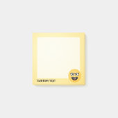 Streber Gesicht Post-it Klebezettel (Vorderseite)