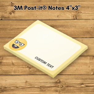 Streber Gesicht Post-it Klebezettel