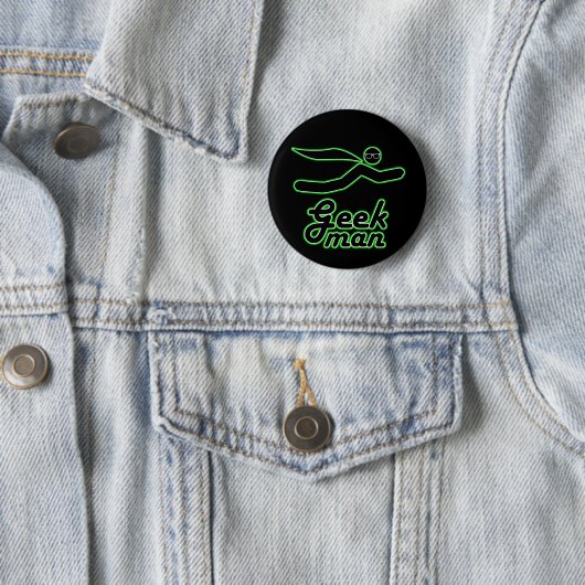 Streber Mann Button (Beispiel)