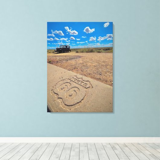 Strecke 66 leinwanddruck (Insitu (Holzboden))