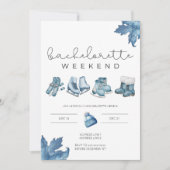 Strecke Apres Ski Bacheloretto Einladung (Vorderseite)