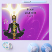 STRECKE ASCLEPIUS,7 CHAKRAS YOGA LOTUS POSE Rosa Flyer (Einzeln)