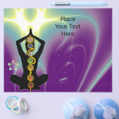 STRECKE DER ASCLEPIUS,7 CHAKRAS YOGA LOTUS POSE Li Flyer (Einzeln)