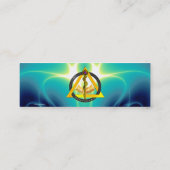 STRECKE DER ASCLEPIUS-DENTISTLEISTUNG MINI VISITENKARTE (Rückseite)