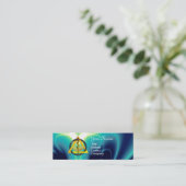 STRECKE DER ASCLEPIUS-DENTISTLEISTUNG MINI VISITENKARTE (Stehend Vorderseite)