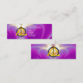 STRECKE DER ASCLEPIUS-DENTISTLEISTUNG MINI VISITENKARTE (Vorne/Hinten)