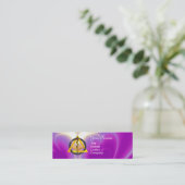 STRECKE DER ASCLEPIUS-DENTISTLEISTUNG MINI VISITENKARTE (Stehend Vorderseite)